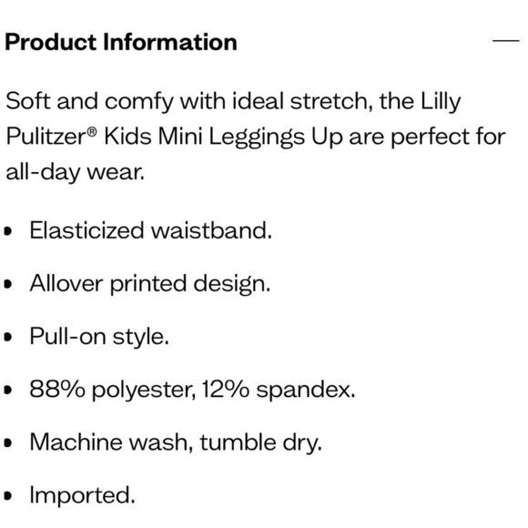 Lilly Pulitzer Floral tropical Kids Leggings size large 8-10 - Picture 8 of 9